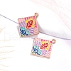 Bohemia Style Alloy Enamel Pendants PW-WG67277-01-1