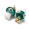 Handmade Lampwork Pendants LAMP-S069-06G-03-2