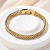Brass Wheat Chain Bracelets for Women Men KK-P292-22G-1