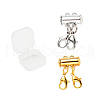 2 Set 2 Style Alloy Magnetic Slide Lock Clasps FIND-YW0001-25-1