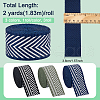 BENECREAT 3Pcs 3 Colors Polyester Arrow Ribbon OCOR-BC0006-71-2