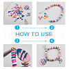 Handmade Polymer Clay Bead Strands CLAY-PH0001-24-3