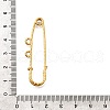 304 Stainless Steel Safety Pins Brooch Findings STAS-K252-11A-G-3