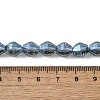 Electroplate Glass Beads Strands EGLA-L045-H-FR01-4