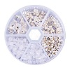 5 Style Brass and Plastic Ear Nuts KK-PH0016-01S-1