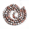 Baking Painted Glass Beads Strands DGLA-N003-10mm-B05-3