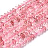 Natural Strawberry Quartz Beads Strands G-F686-32-1