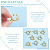 Unicraftale 8Pcs Ion Plating(IP) 304 Stainless Steel Spring Ring Clasps STAS-UN0057-88-5