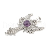 Natural Amethyst Big Pendants X-G-G009-01P-14-2