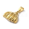 PVD Vacuum Plating 304 Stainless Steel Pendants STAS-B069-40C-G-2