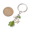 Synthetic Turquoise Keychain KEYC-JKC00959-3