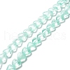 Transparent Glass Beads Strand GLAA-F112-01E-2