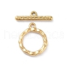 Ion Plating(IP) 304 Stainless Steel Ring Toggle Clasps X-STAS-A092-09B-G-1