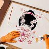 Plastic Reusable Drawing Painting Stencils Templates DIY-WH0202-274-5