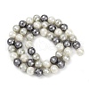 Faceted Round Shell Pearl Beads Strands BSHE-XCP0001-67A-2