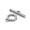 304 Stainless Steel Ring Toggle Clasps STAS-A092-09D-P-2