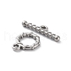 Non-Tarnish 304 Stainless Steel Ring Toggle Clasps STAS-A092-09D-P-2
