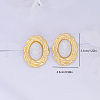 Stainless Steel Stud Earrings AY3289-4-2