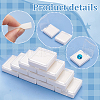 Square Acrylic Loose Diamond Storage Box with Sponge CON-WH0095-96-4