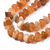 Natural Orange Botswana Agate Beads Strands G-S376-006-3
