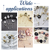 Unicraftale 80Pcs 201 Stainless Steel Brooch Findings STAS-UN0058-67-6