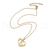 PVD Vacuum Plating 201 Stainless Steel Pendant Necklaces NJEW-R267-02E-G-2