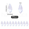 SUNNYCLUE 200pcs 2Strands Glass Beads Strands GLAA-SC0001-57-2