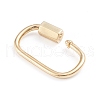 Brass Screw Carabiner Lock Charms ZIRC-I041-05G-3