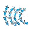 Angel Fairy Shape Electroplate Glass Beads Strands AJEW-JB01173-03-2