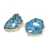 Dyed Natural Druzy Agate links G-R012-05G-05-2