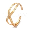 Brass Cuff Bangles for Women BJEW-F482-09G-4