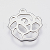 201 Stainless Steel Charms STAS-P225-016P-1