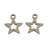 Stainless Steel Star Charms STAS-S007-1