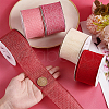 MAYJOYDIY US 5 Rolls 5 Colors Burlap Lace Rolls OCOR-MA0001-32-3