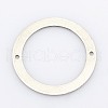 Tarnish Resistant 201 Stainless Steel Ring Slice Links X-STAS-G113-72P-1