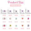   Transparent Acrylic Beads TACR-PH0001-67-2