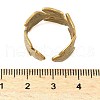 304 Stainless Steel Adjustable Open Cuff Rings for Women RJEW-U060-03C-G-3