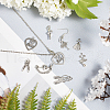 SUNNYCLUE Alloy Dancer Charm Pendants PALLOY-SC0002-64AS-5