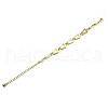 Electroplated Alloy Link Bracelets BJEW-T012-011-RS-5