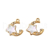 304 Stainless Steel Resin Charms STAS-L290-40G-1