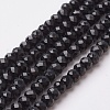 Faceted Glass Beads Strands EGLA-F124-M02-2