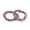 Synthetic Regalite Bead Stretch Bracelets BJEW-K212-B-024-1-1