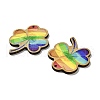 St. Patrick's Day Themes Printed Wood Pendants WOOD-V002-02D-2