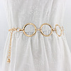 Alloy Ring Link Waist Chains for Women WGA6EEF-01-3