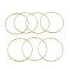 7Pcs Flat Vacuum Plating 201 Stainless Steel Bangles Sets for Women BJEW-F476-07G-03-3