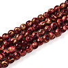 Baking Painted Glass Beads Strands DGLA-N010-4mm-07-1