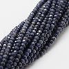 Natural Sapphire Bead Strands X-G-P271-3mm-13-2