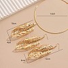 Leaf Alloy Pendant Chokers & Dangle Earrings Sets FS-WGB49A6-01-3
