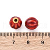 304 Stainless Steel Enamel Beads STAS-B085-09G-3