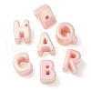 UV Plating Rainbow Iridescent Acrylic Beads OACR-C012-01E-2